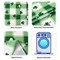 MikiUp St. Patrick's Day Checkered Rectangle Tablecloth - Waterproof and Washable Holiday Green Shamrock Table Cloth Decorative Table Cover for Outdoor, Indoor Party Dining Room, 60 x 84 Inch